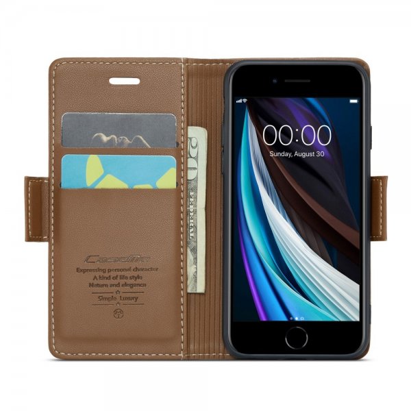 CaseMe iPhone 6/6S/7/8/SE Fodral 023 Series Brun