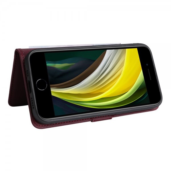 Betopnice iPhone 6/6S/7/8/SE Fodral med Löstagbart Skal 005 Röd
