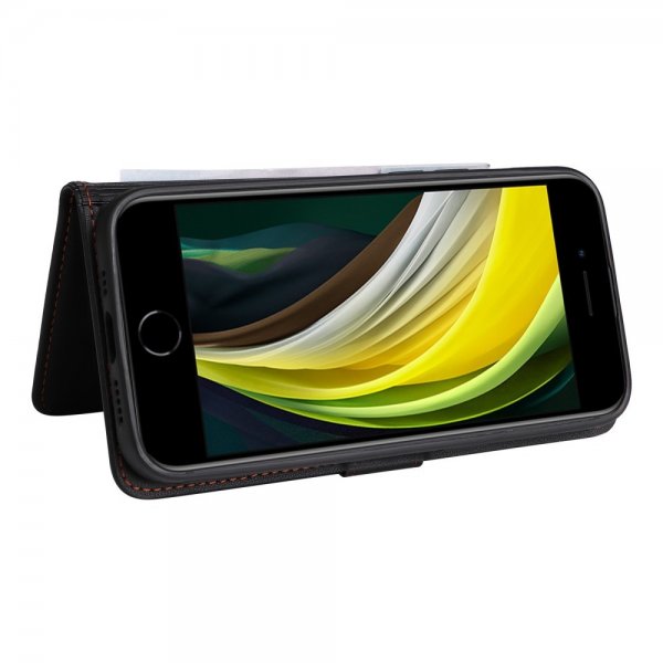 Betopnice iPhone 6/6S/7/8/SE Fodral med Löstagbart Skal 005 Svart
