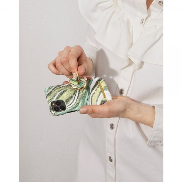 Ideal of Sweden iPhone 6/6S/7/8/SE Skal Fashion Case Cosmic Green Swirl