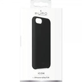 Puro iPhone 6/6S/7/8/SE Skal Icon Svart