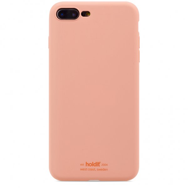 holdit iPhone 7 Plus/iPhone 8 Plus Skal Silikon Pink Peach
