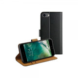 Xqisit iPhone 6/6S/7/8/SE Fodral Slim Wallet Selection Svart