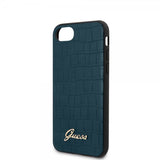 Guess iPhone 7/8/SE Skal Croco Blå