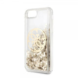 Guess iPhone 7/8/SE Skal Glitter Circle Guld