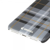 Krusell iPhone 7/8/SE Skal Limited Cover Plaid Dark Grey