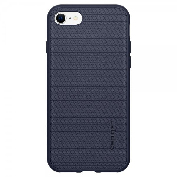 Spigen iPhone 7/8/SE Skal Liquid Air Midnight Blue