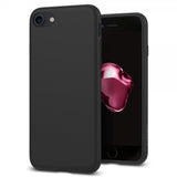 Spigen iPhone 7/8/SE Skal Liquid Crystal Matte Black