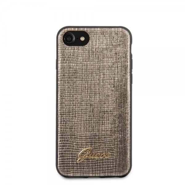 Guess iPhone 7/8/SE Skal Lizard Guld