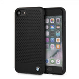 BMW iPhone 7/8/SE Skal Logo Perforerad Svart