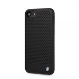 BMW iPhone 7/8/SE Skal Logo Perforerad Svart