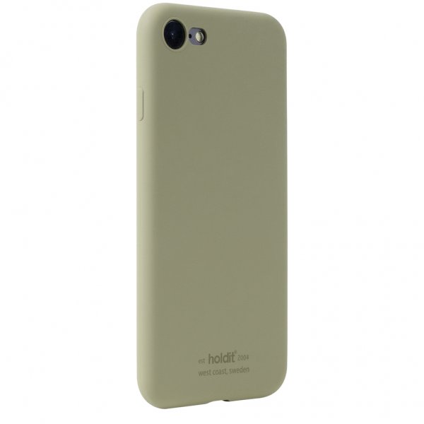 holdit iPhone 7/8/SE Skal Silikon Khaki Green