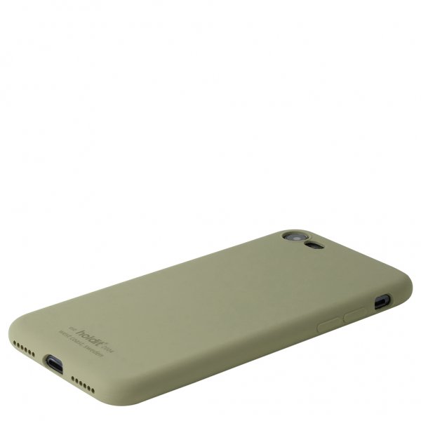holdit iPhone 7/8/SE Skal Silikon Khaki Green