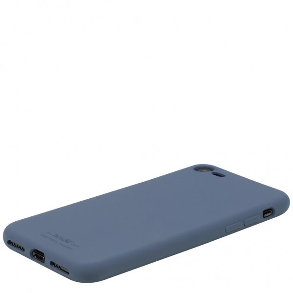 holdit iPhone 7/8/SE Skal Silikon Pacific Blue