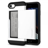 Spigen iPhone 7/8/SE Skal Slim Armor CS Jet White