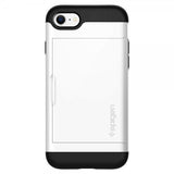 Spigen iPhone 7/8/SE Skal Slim Armor CS Jet White
