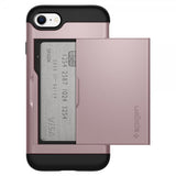 Spigen iPhone 7/8/SE Skal Slim Armor CS Roseguld