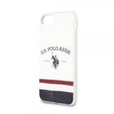 U.S. Polo iPhone 7/8/SE Skal Tricolore Vit