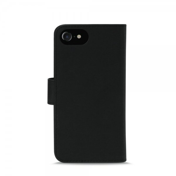Puro iPhone 7/8/SE Fodral Wallet Detachable 2 in 1 Svart