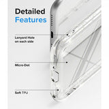 Ringke iPhone 7/8/SE Skal Air Glitter Clear