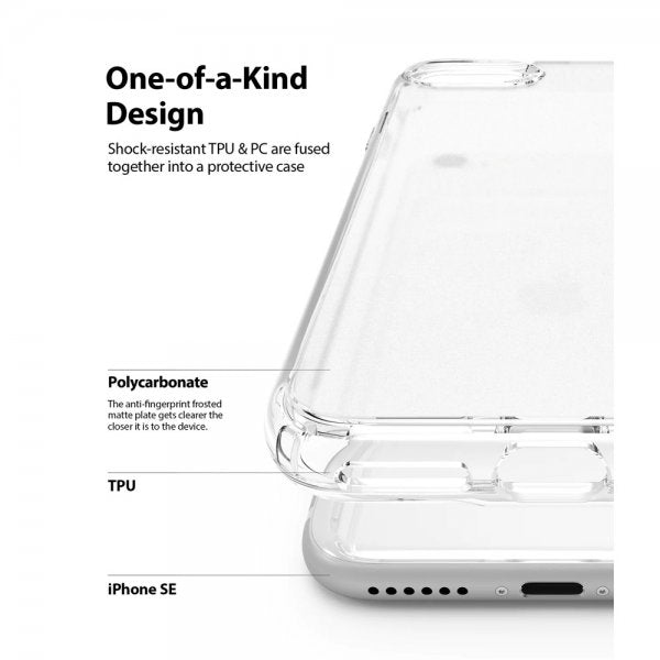 Ringke iPhone 7/8/SE Skal Fusion Matte Clear