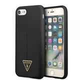 Guess iPhone 7/8/SE Skal Metal Triangle Svart