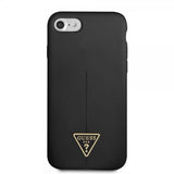 Guess iPhone 7/8/SE Skal Metal Triangle Svart