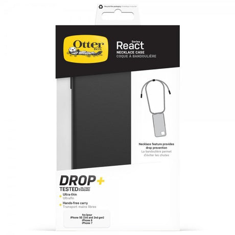 Otterbox iPhone 7/8/SE Skal React Necklace Svart