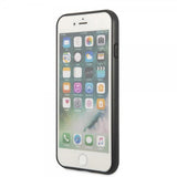 Guess iPhone 7/8/SE Skal Saffiano Double Cardslot Svart