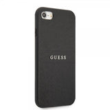 Guess iPhone 7/8/SE Skal Saffiano Metal Logo Svart