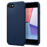 Spigen iPhone 7/8/SE Skal Silicone Fit Navy Blue