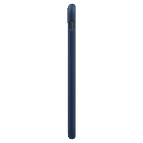 Spigen iPhone 7/8/SE Skal Silicone Fit Navy Blue