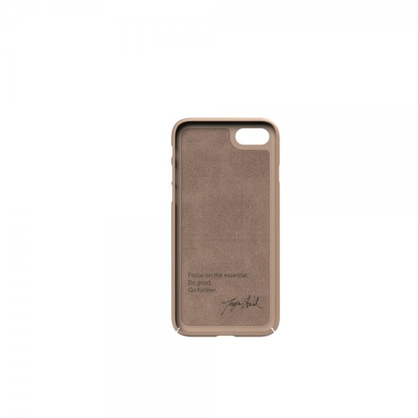 Nudient iPhone 7/8/SE Skal Thin Case V3 Clay Beige