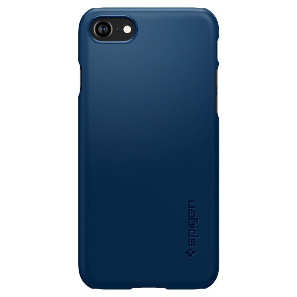 Spigen iPhone 7/8/SE Skal Thin Fit Navy Blue