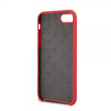 Guess iPhone 7/8/SE Skal Silicone Logo Röd