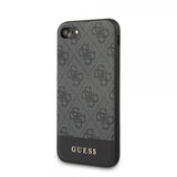 Guess iPhone 7/8/SE Skal Stripe Cover Grå