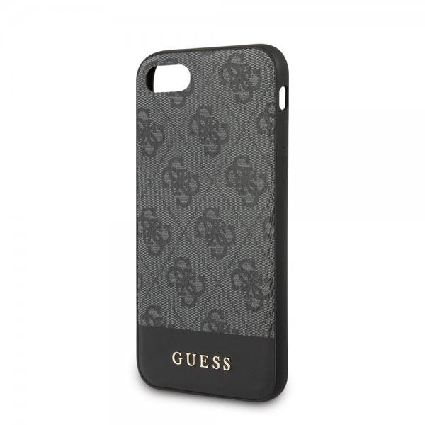 Guess iPhone 7/8/SE Skal Stripe Cover Grå