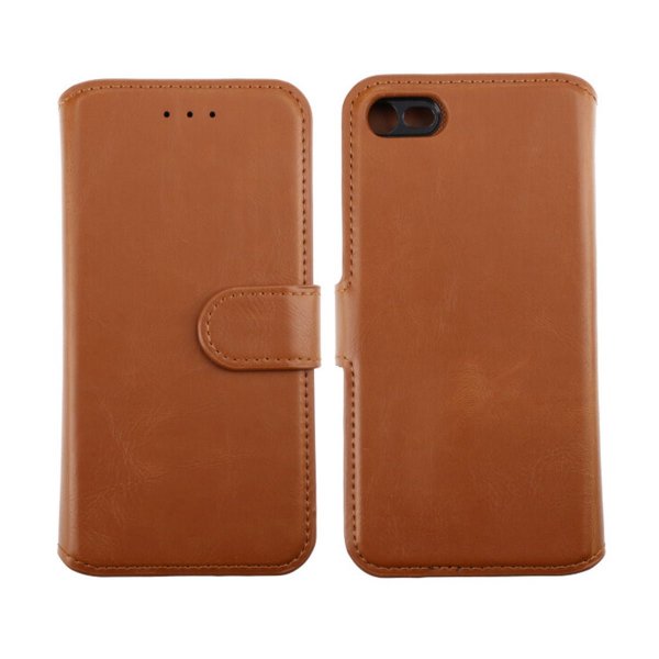 Rvelon iPhone 7/8/SE Fodral Magnetiskt Avtagbart Skal Brun