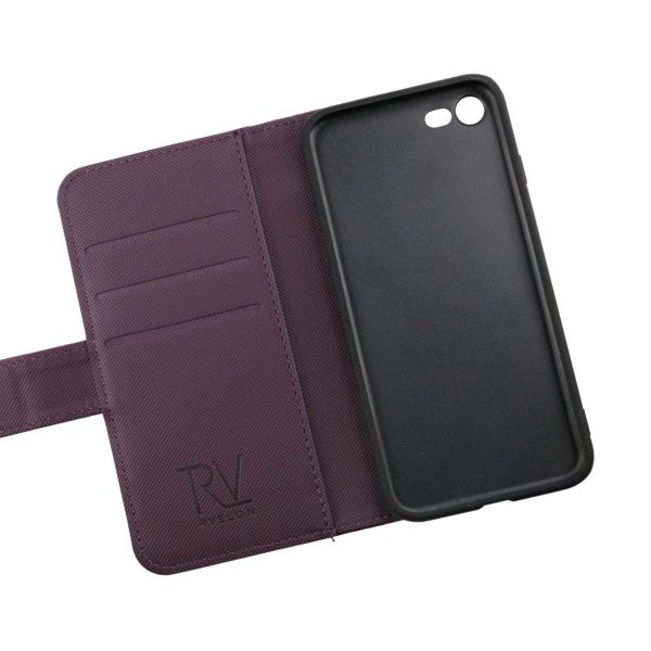 Rvelon iPhone 7/8/SE Fodral Magnetiskt Avtagbart Skal Lila