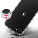 Rvelon iPhone 7/8/SE Skal TPU Transparent