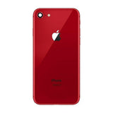 iPhone 8 Baksida med Komplett Ram - Röd