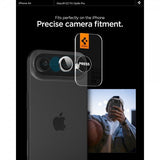 Spigen iPhone Air Kameraskydd GLAS.tR EZ Fit Optik Pro 2-pack Silver