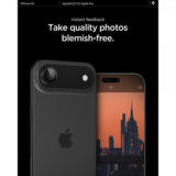 Spigen iPhone Air Kameraskydd GLAS.tR EZ Fit Optik Pro 2-pack Svart