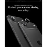 Spigen iPhone Air Kameraskydd GLAS.tR EZ Fit Optik Pro 2-pack Svart