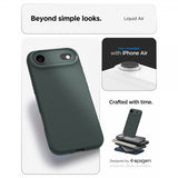 Spigen iPhone Air Skal Liquid Air Abyss Green