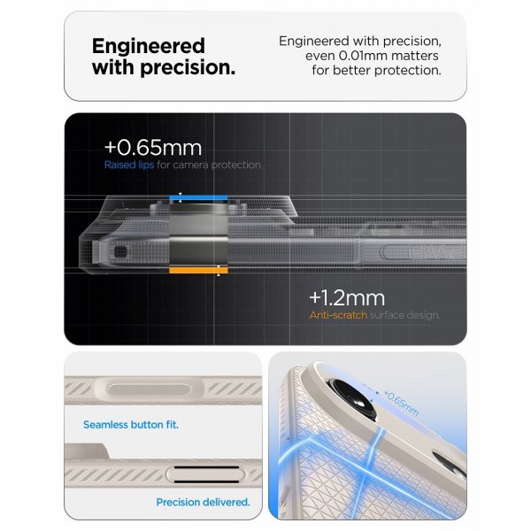 Spigen iPhone Air Skal Liquid Air Natural Titanium