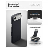 Spigen iPhone Air Skal Nano Pop MagFit Black Sesame