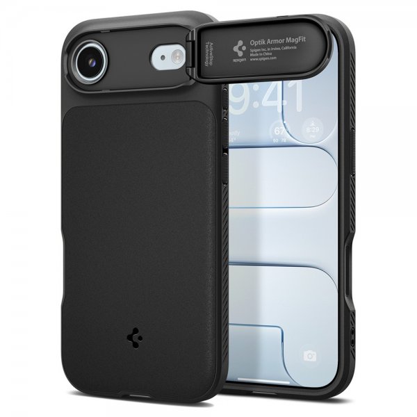 Spigen iPhone Air Skal Optik Armor MagFit Svart