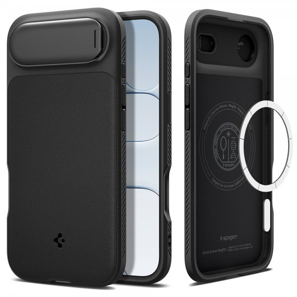 Spigen iPhone Air Skal Optik Armor MagFit Svart