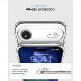 Spigen iPhone Air Skal Ultra Hybrid MagFit Clear Graphite
